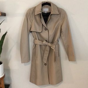 NWOT H&M Khaki Trench Coat